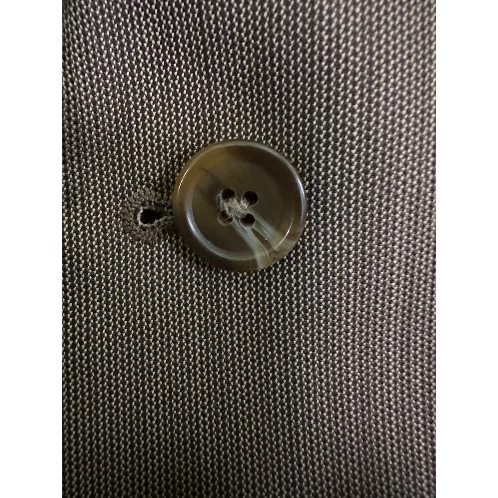 Vintage Lauren Ralph Lauren Men Wool Cashmere Suit Jacket Blazer Sz 44R Brow - Picture 2 of 12